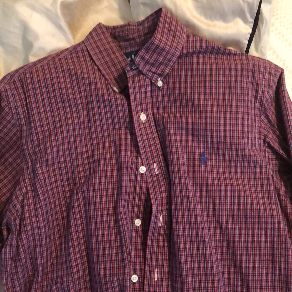 Polo custom fit button down